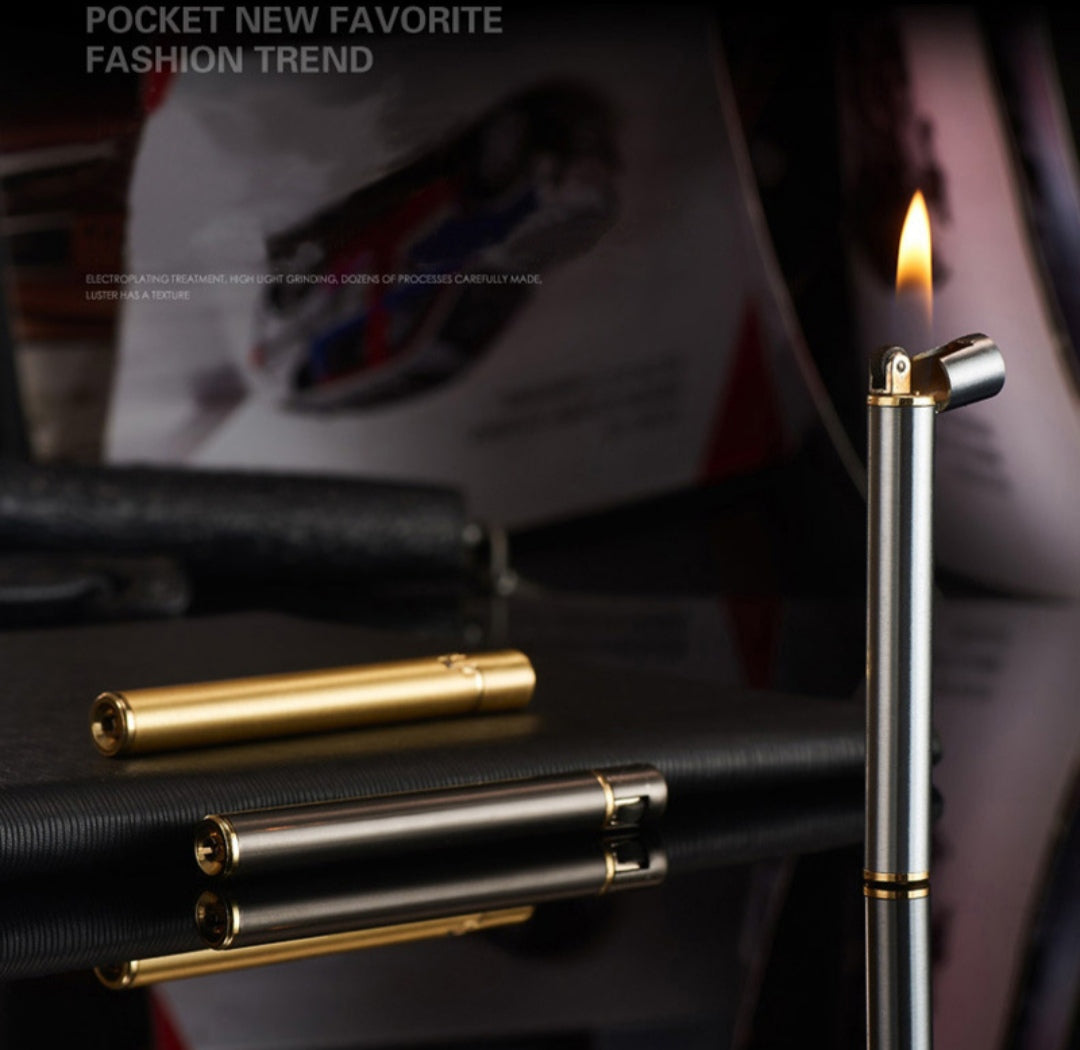 True Cigarette Size Long Strip Refillable Lighter
