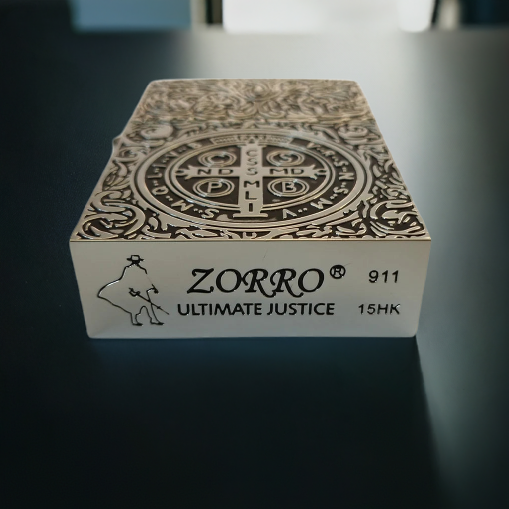 Silver Color Constantine's Lighter,Authentic 1:1 Replica,Available in Movie & Standard Sizes - Fully Windproof and Refillable