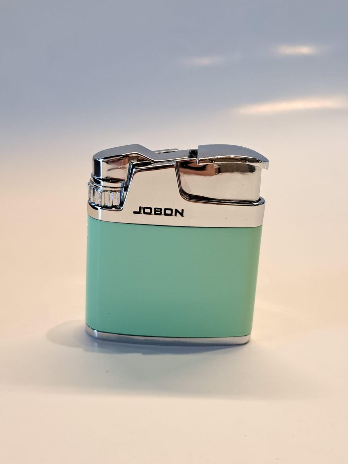 Vintage Style Butane Lighter - 1960s Inspired Blue Flame Refillable Lighter | Classic Jobon Design-Refillable Windproof Lighter|Jobon Design