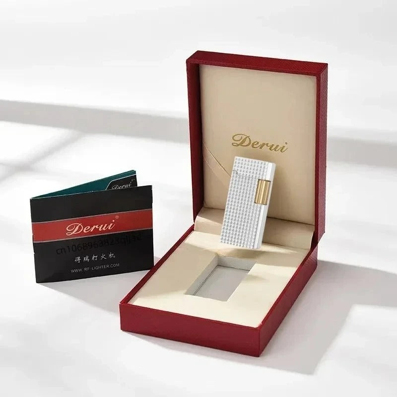 New Derui Metal Langsheng Kerosene Lighter High-end Lighter Narrow Version