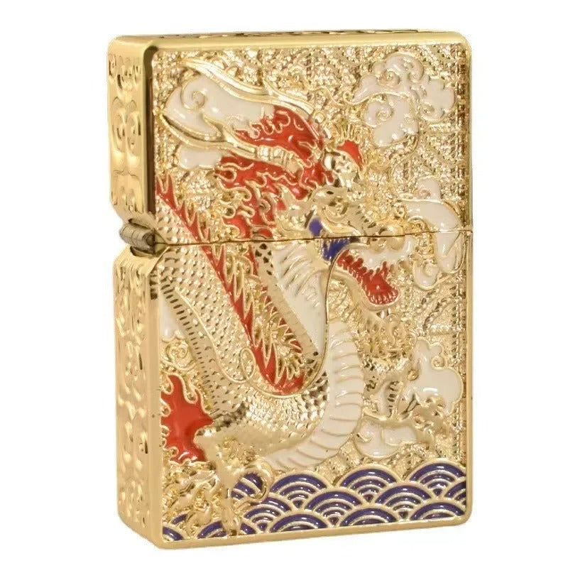 Japanese Dragon Carved Lighter