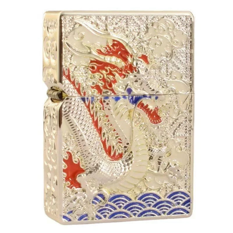 Japanese Dragon Carved Lighter