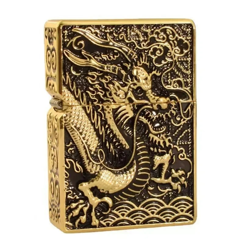 Japanese Dragon Carved Lighter