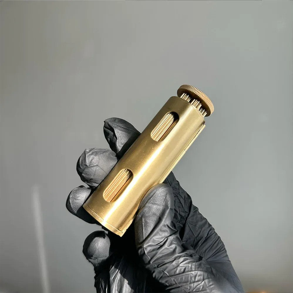 The Original Rollie Solid Brass All Hand-made Vintage Cigarette Roller, Cigarette Rolling Machine, 70mm