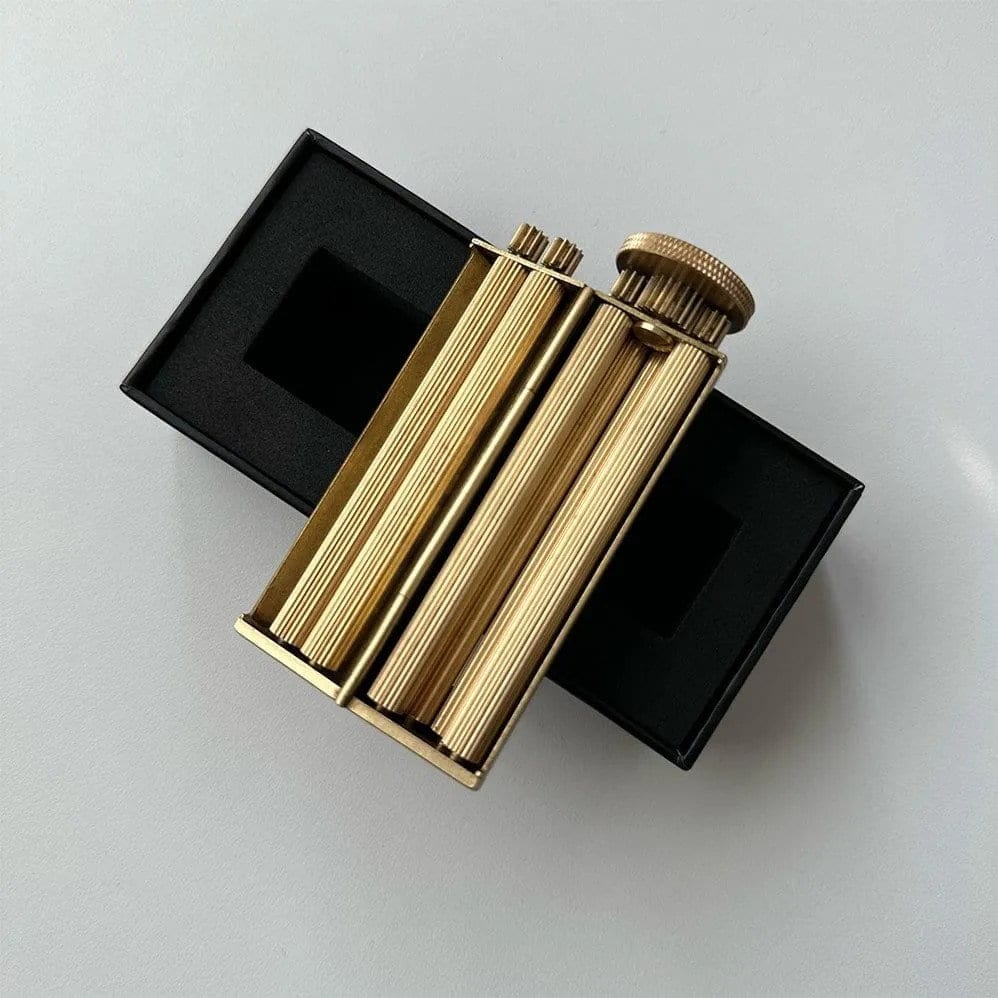 The Original Rollie Solid Brass All Hand-made Vintage Cigarette Roller, Cigarette Rolling Machine, 70mm