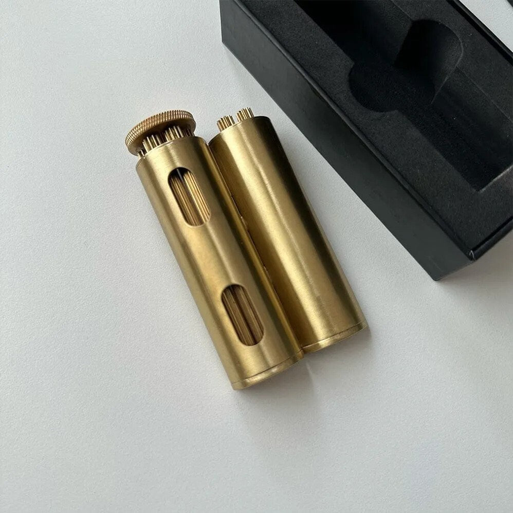 The Original Rollie Solid Brass All Hand-made Vintage Cigarette Roller, Cigarette Rolling Machine, 70mm