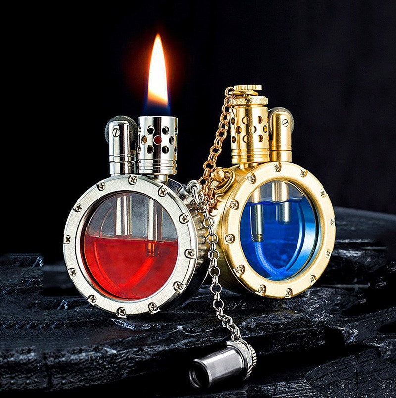 Retro Transparent Oil Tank Classic Lighter