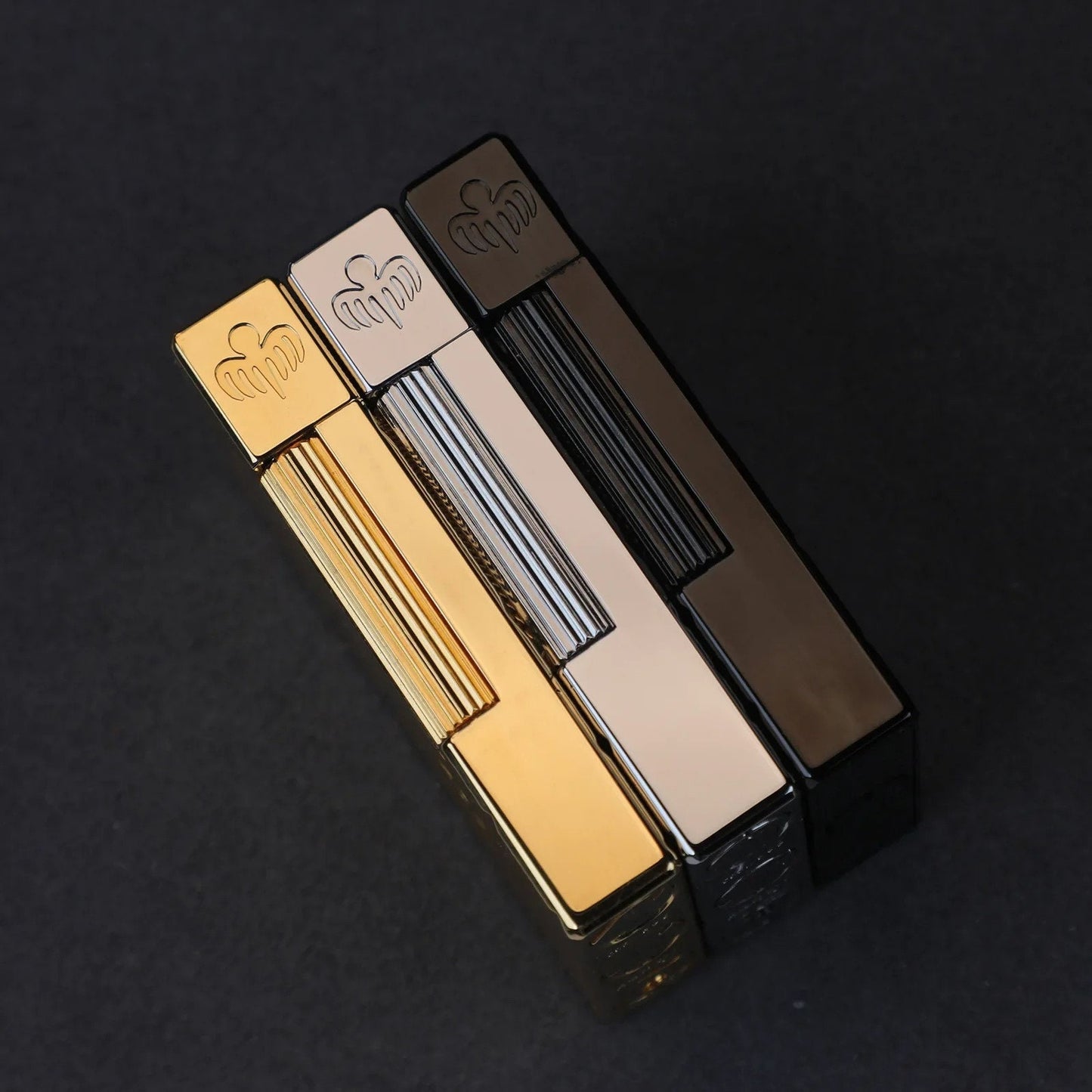 James Bond 007 Lighter v2 ,Vertical flint wheel ignition lighter,Authentic ping sound lighter,Sophisticated accessory lighter