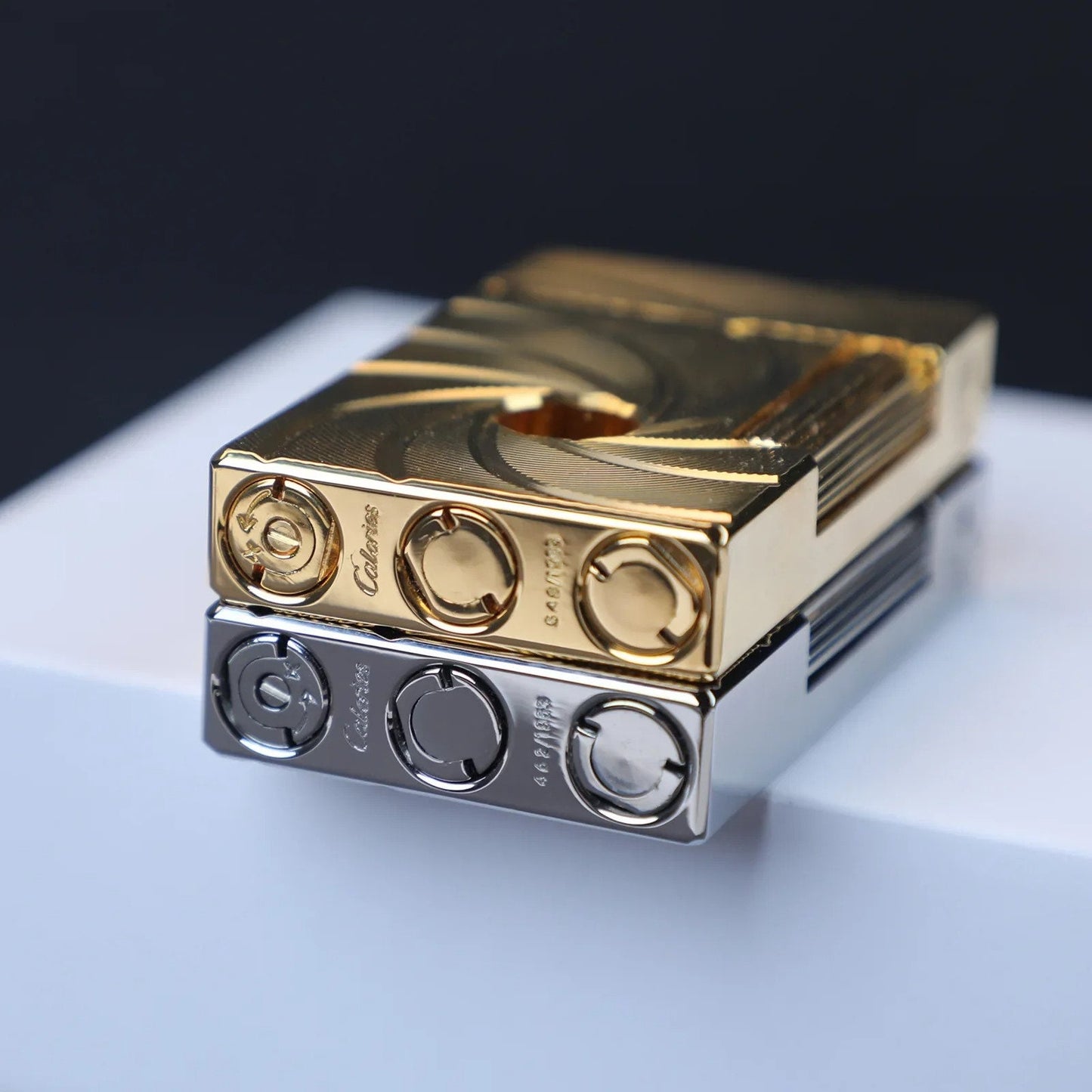 James Bond 007 Lighter v2 ,Vertical flint wheel ignition lighter,Authentic ping sound lighter,Sophisticated accessory lighter