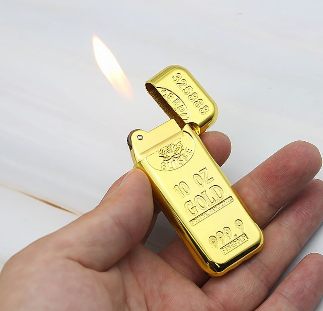 Ultra Thin Gold Shaped Grinding Wheel Lighter