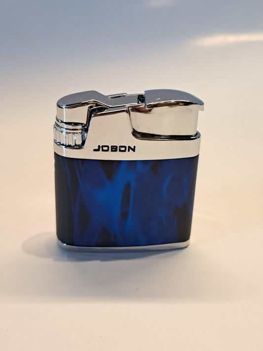 Vintage Style Butane Lighter - 1960s Inspired Blue Flame Refillable Lighter | Classic Jobon Design-Refillable Windproof Lighter|Jobon Design
