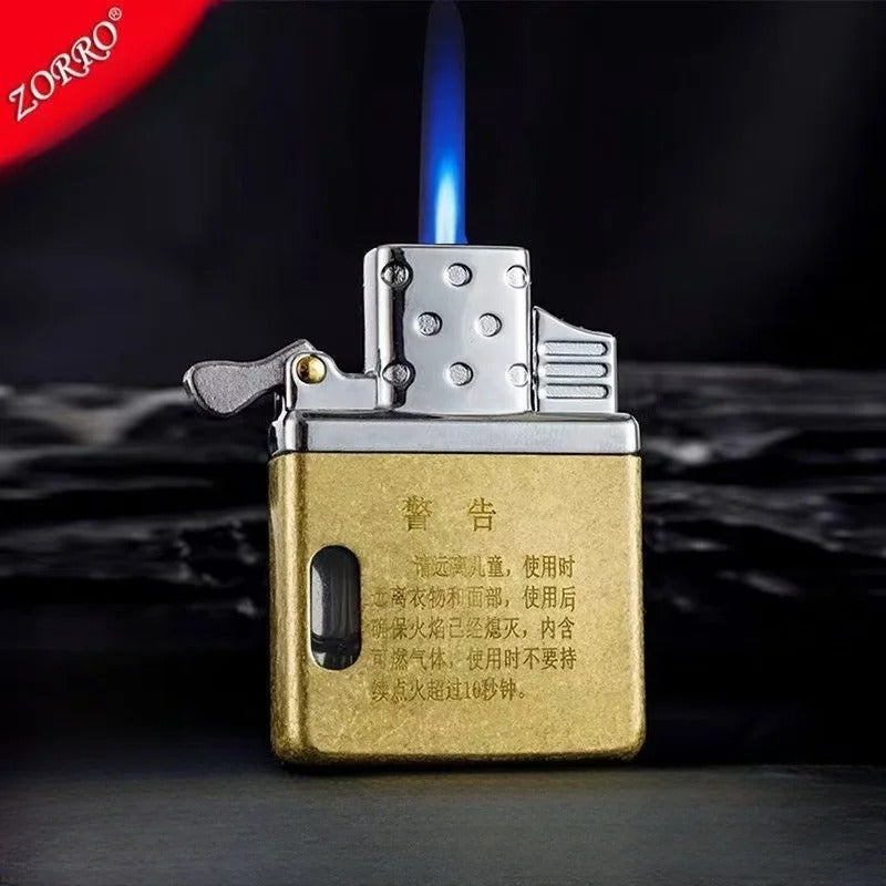 ZORRO Kerosene Lighter Inner Insert Parts Gas/Oil Flint Grinding Wheel Brass White Steel Cigarettes Lighters Repalce 912 915 902