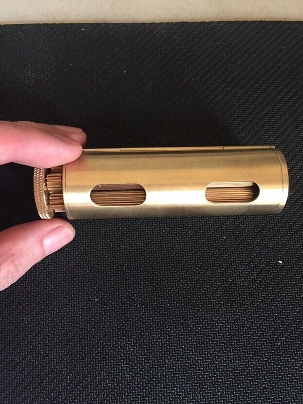 The Original Rollie Solid Brass All Hand-made Vintage Cigarette Roller, Cigarette Rolling Machine, 70mm